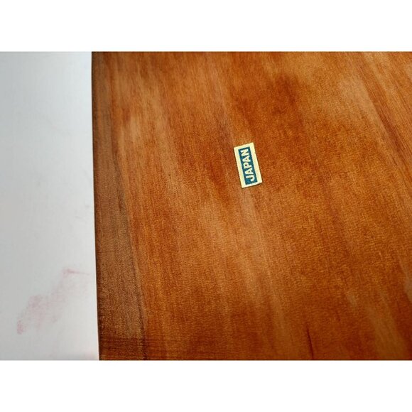 Set Of2 Vintage Wooden Grain Scoops W/Handles RusticFarmhouseDecor Made in Japan - Picture 7 of 7